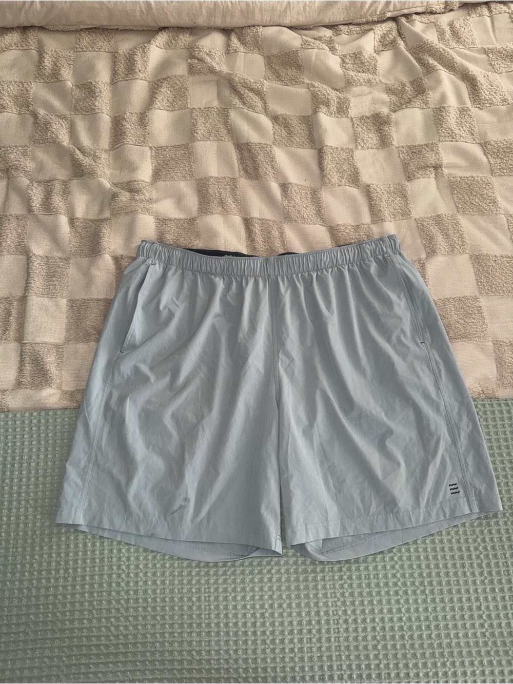 Free Fly 6-Inch Breeze Short in light blue/cement 3XL